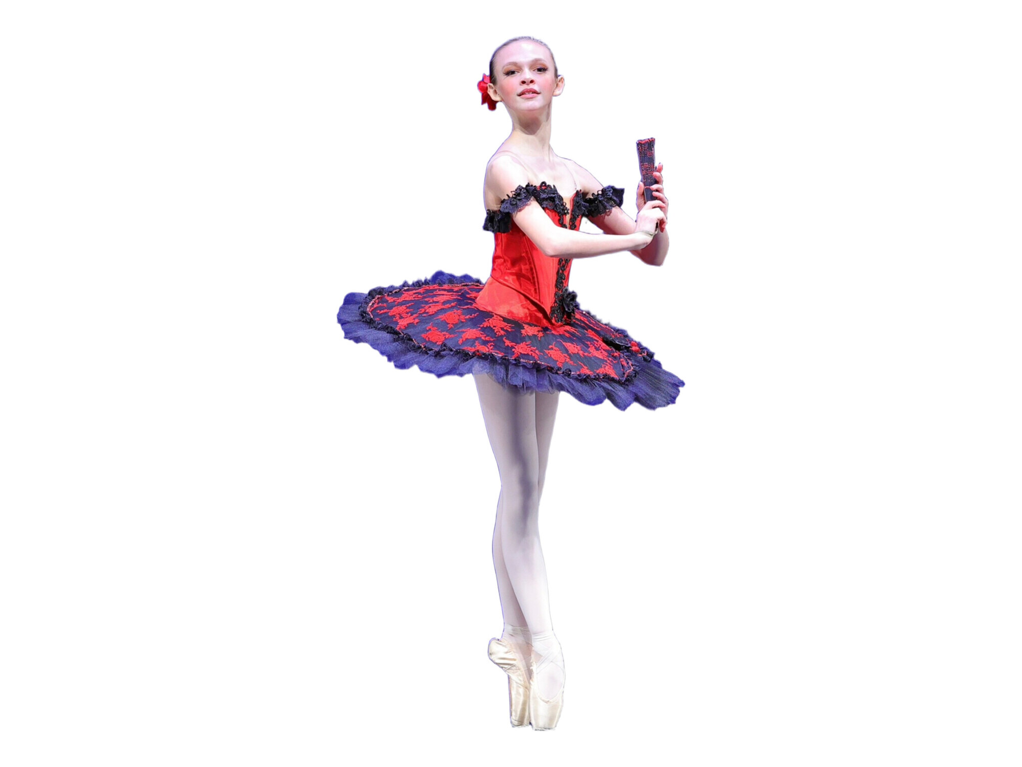 Brevard Ballet Academy competition team dancer performing on stage