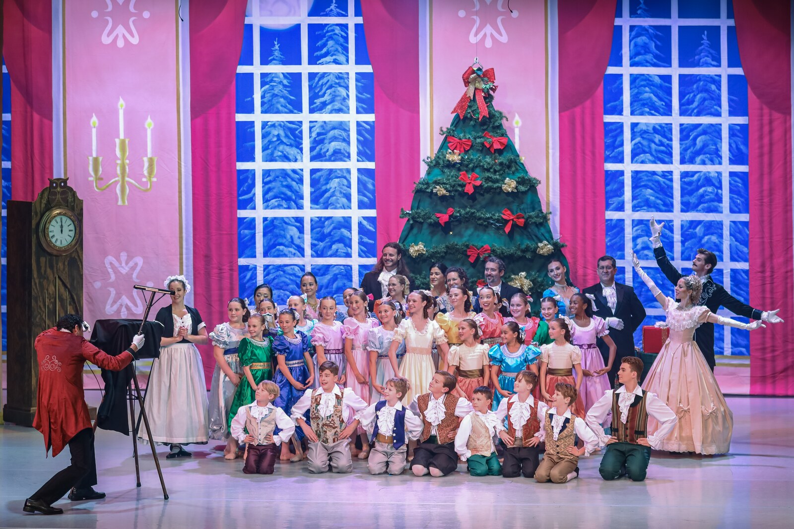 The Nutcracker party scene performed by the Brevard Ballet Youth Company Melbourne FL
